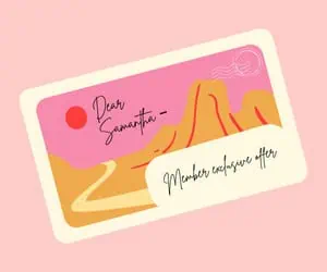Personalized postcard with a member exclusive offer