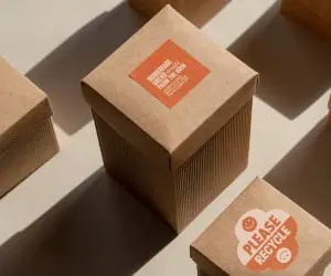 Example of a box that aligns with brand promise for a product