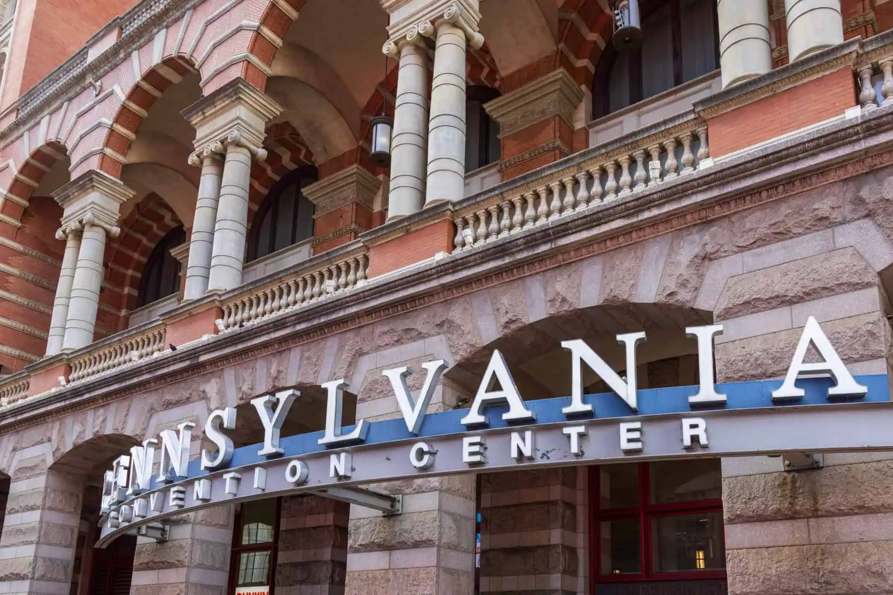 Pennsylvania Convention Center in downtown Philadelphia Pennsylvania USA