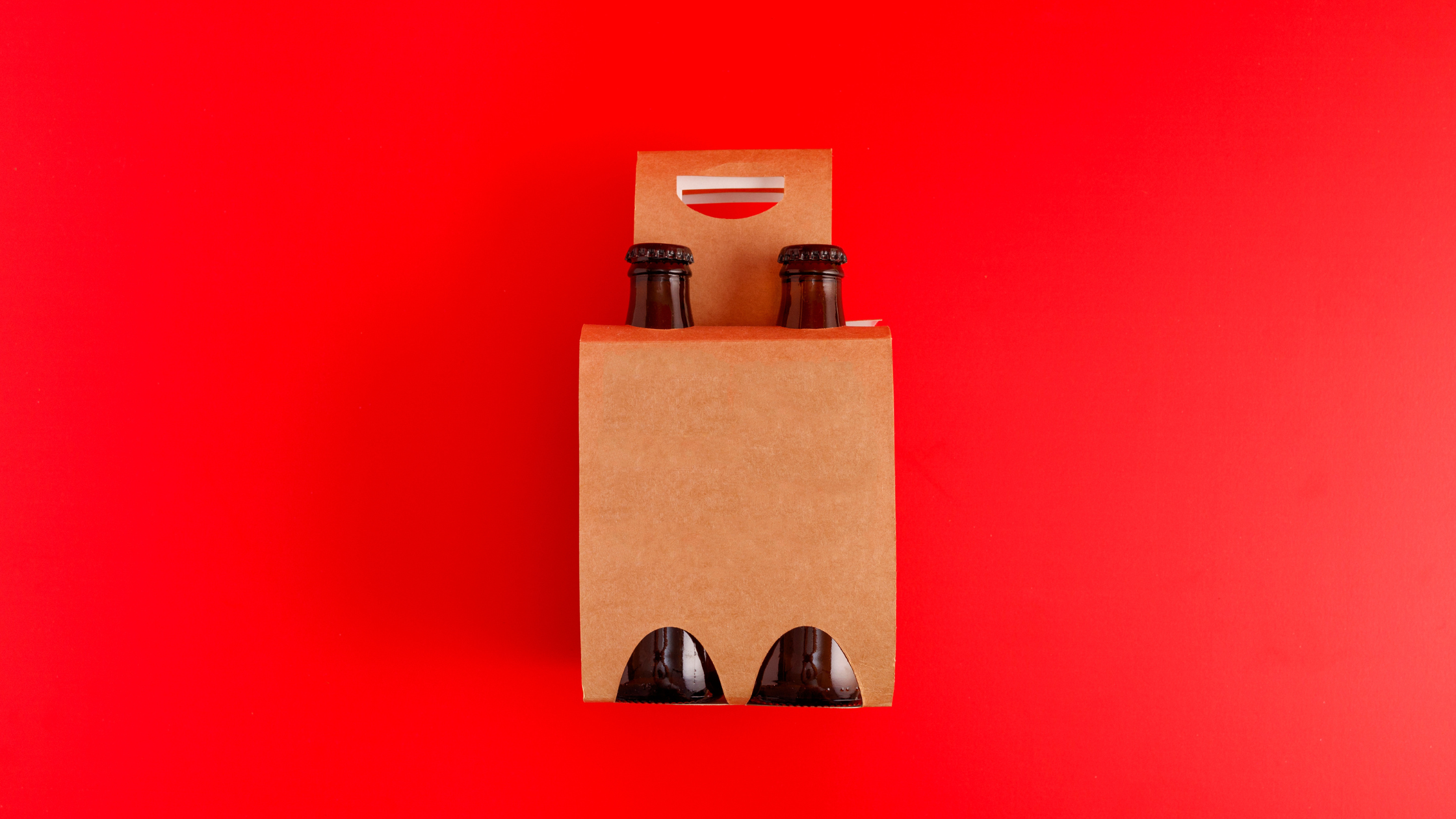 Alcohol folding carton packaging for a 4 pack by RoyerComm