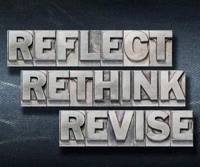 Reflect on, rethink and revise your print marketing materials.