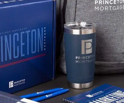 Print marketing and merchandise for mortgage firm - Princeton Mortage - by RoyerComm