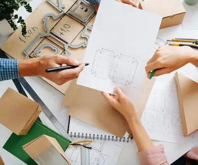 Folding carton product box design