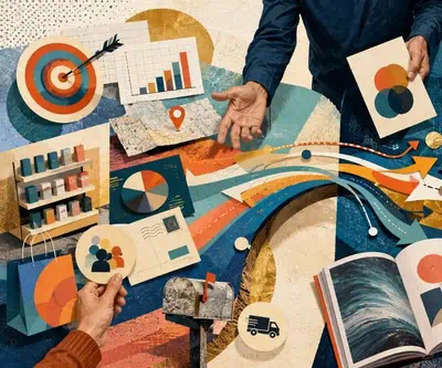 Illustration of goals for a client print campaign