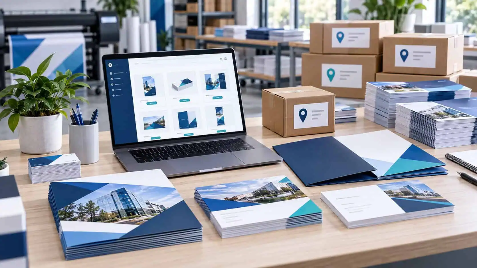 Centralized print marketing fulfillment
