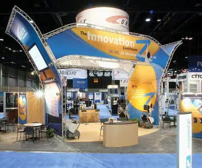 Trade show both with marketing that works